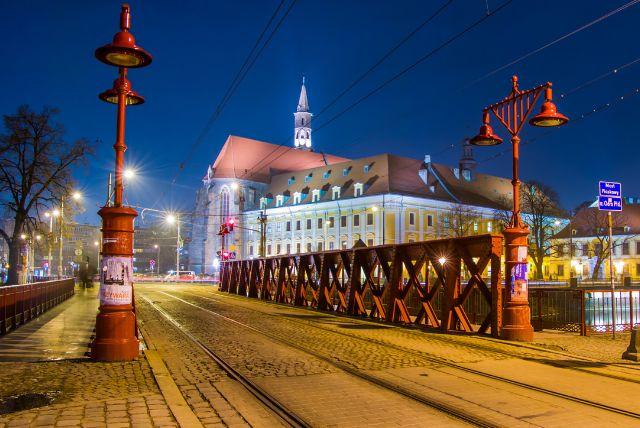 גשר הברזל האדום בורוצלב (most Piaskowy)